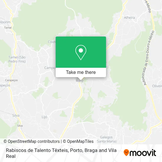 Rabiscos de Talento Têxteis map