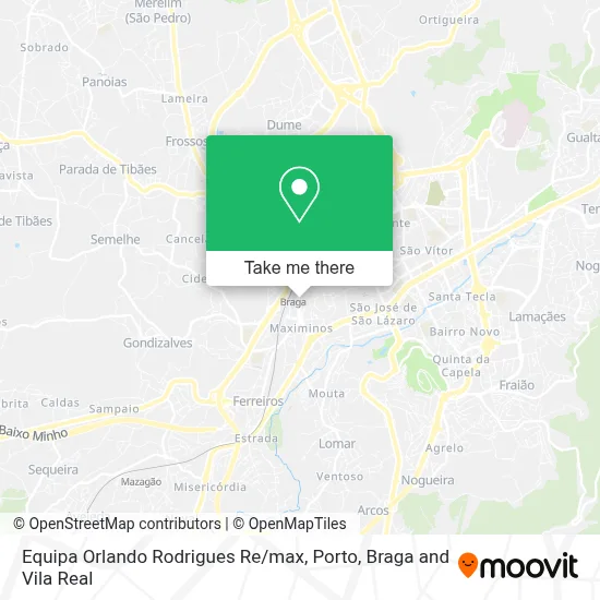 Equipa Orlando Rodrigues Re / max map