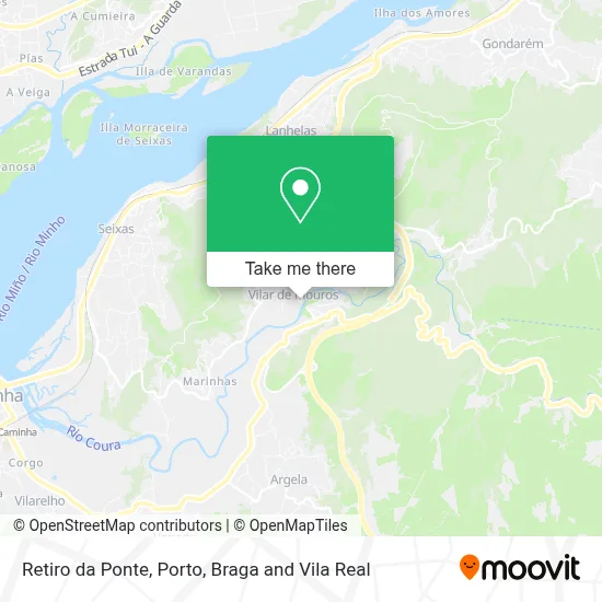 Retiro da Ponte map