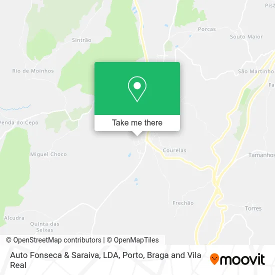 Auto Fonseca & Saraiva, LDA map