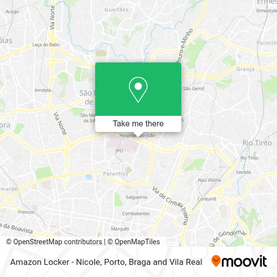 Amazon Locker - Nicole map