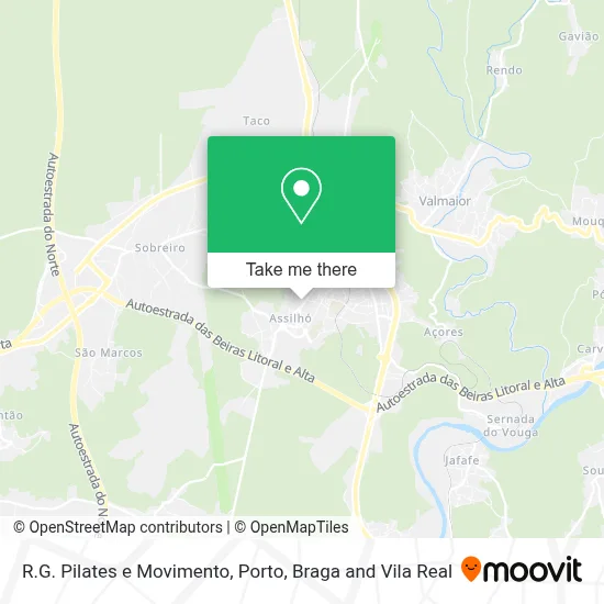R.G. Pilates e Movimento map