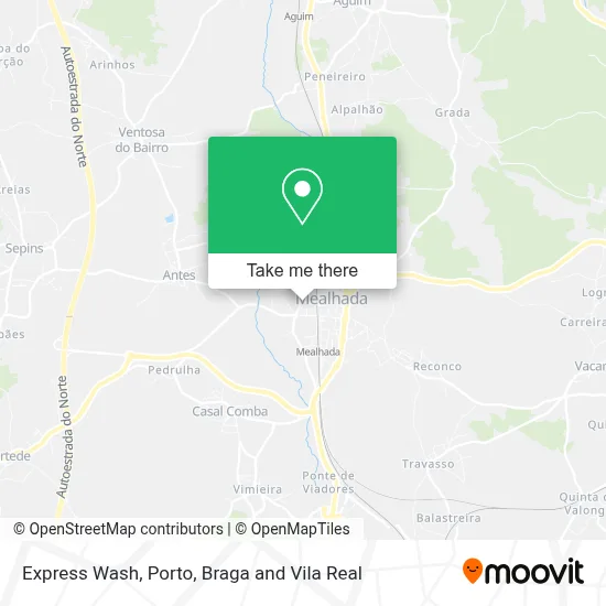 Express Wash map