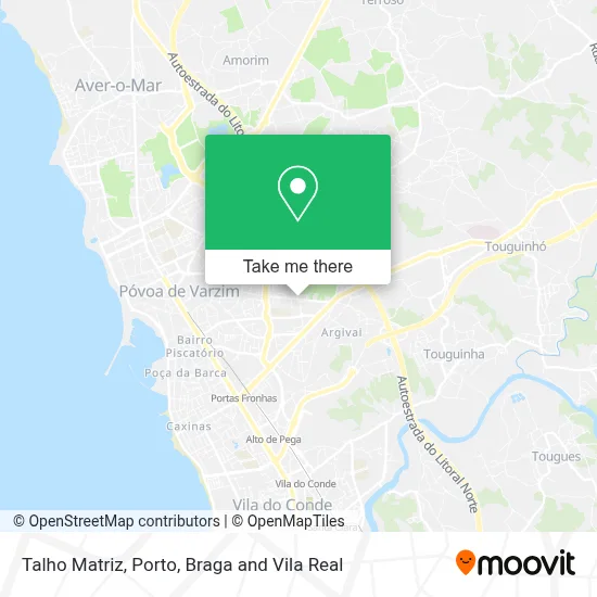 Talho Matriz map