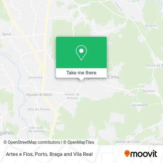 Artes e Fios map