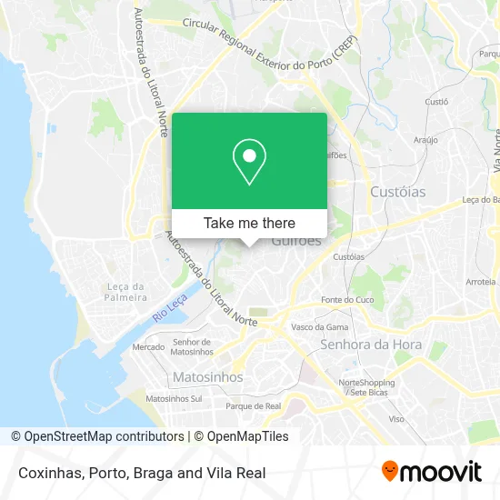 Coxinhas map