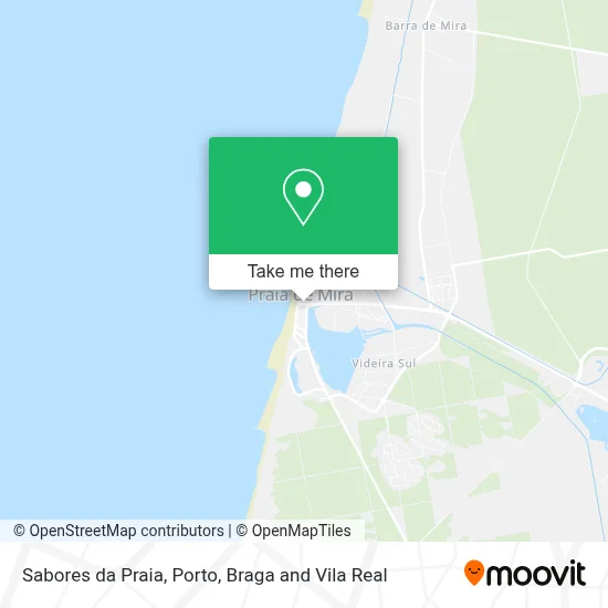 Sabores da Praia map