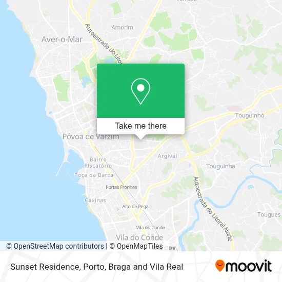 Sunset Residence map