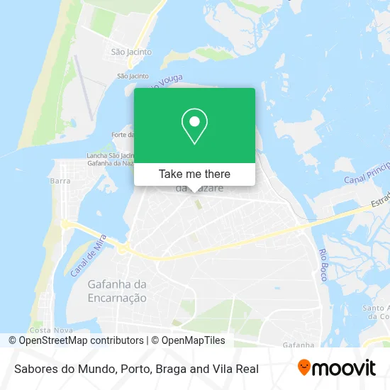 Sabores do Mundo map