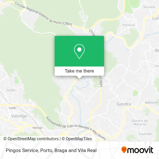 Pingos Service map