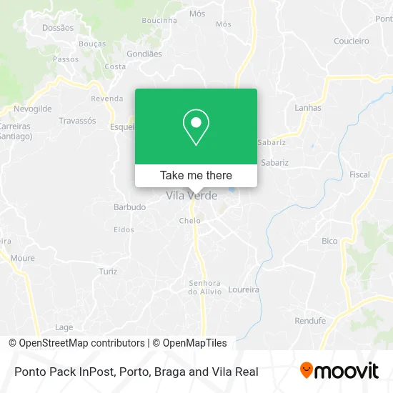 Ponto Pack InPost map