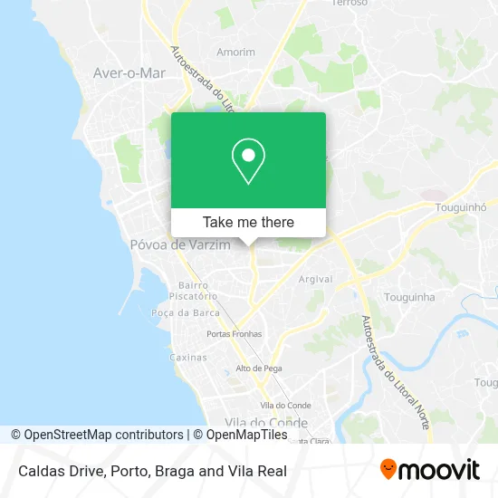 Caldas Drive map