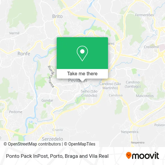 Ponto Pack InPost map