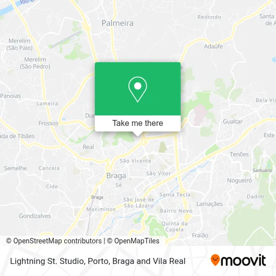 Lightning St. Studio map
