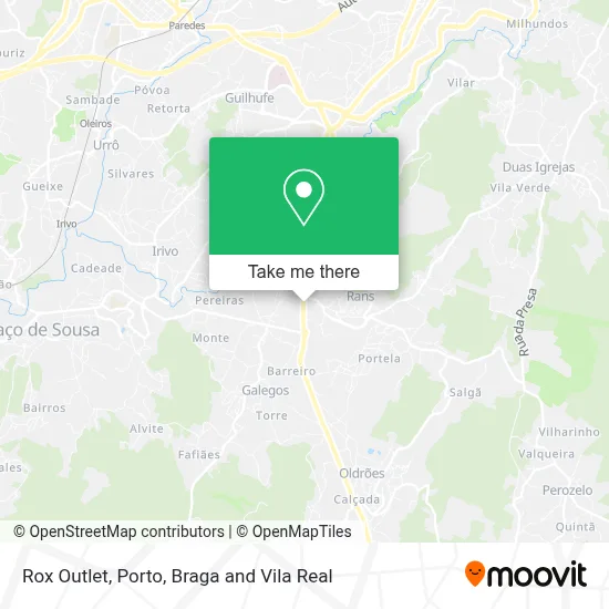 Rox Outlet mapa