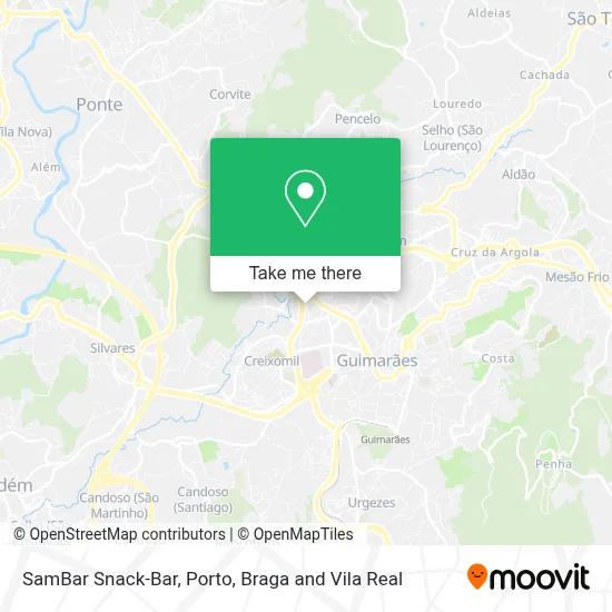 SamBar Snack-Bar map