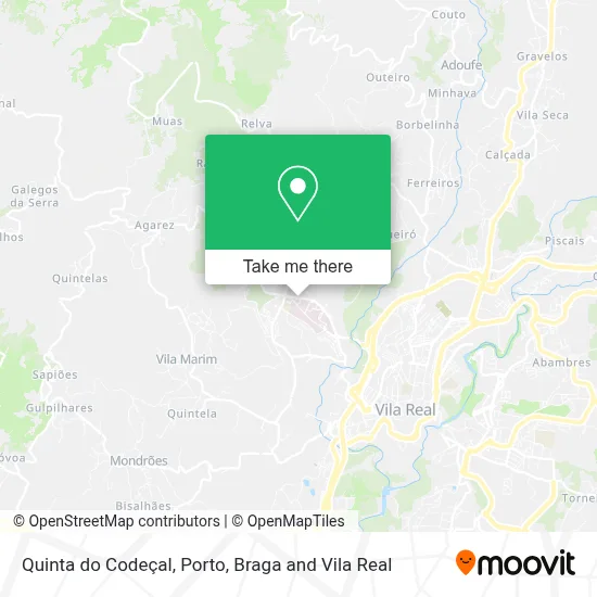 Quinta do Codeçal map