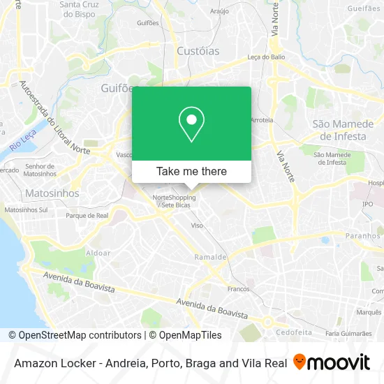 Amazon Locker - Andreia map