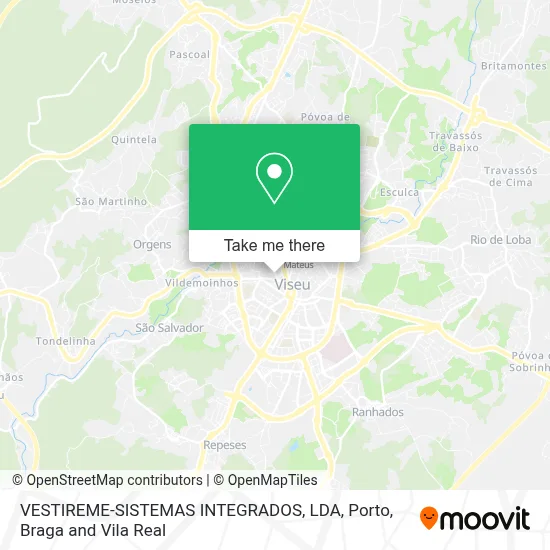 VESTIREME-SISTEMAS INTEGRADOS, LDA map