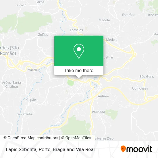 Lapis Sebenta map