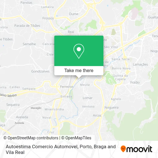 Autoestima Comercio Automovel map