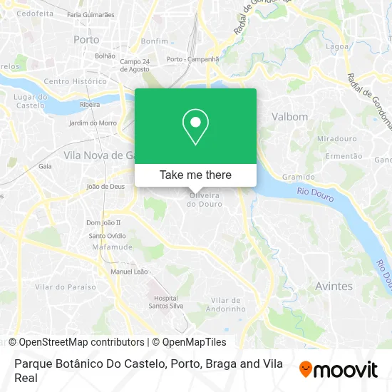Parque Botânico Do Castelo map
