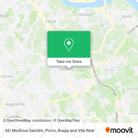 AD Modicus Sandim map