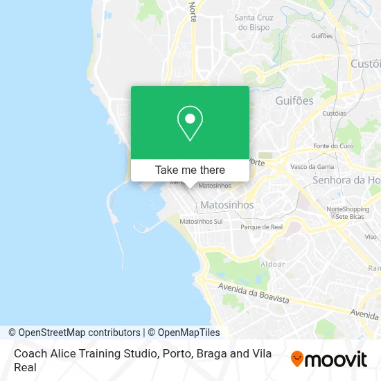 Coach Alice Training Studio map