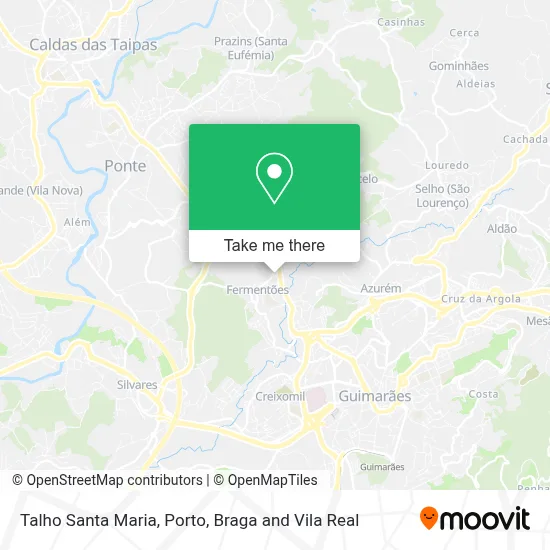 Talho Santa Maria map