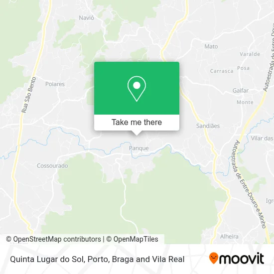 Quinta Lugar do Sol map