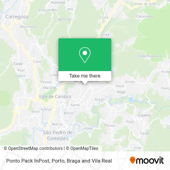 Ponto Pack InPost map