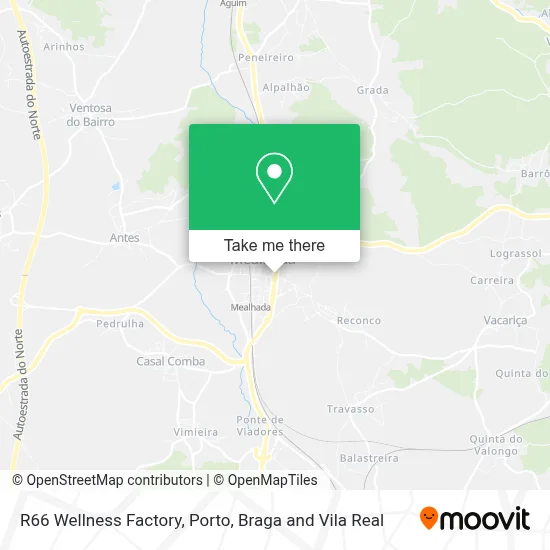 R66 Wellness Factory mapa