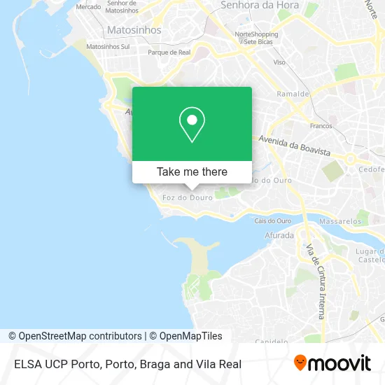 ELSA UCP Porto map
