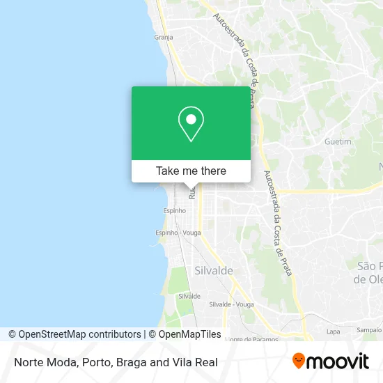 Norte Moda map