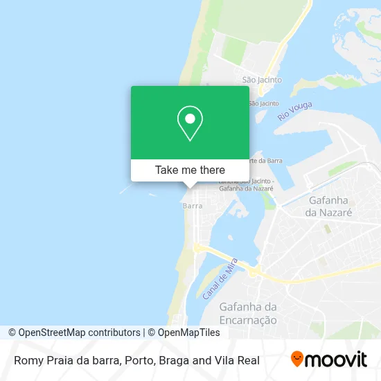 Romy Praia da barra mapa