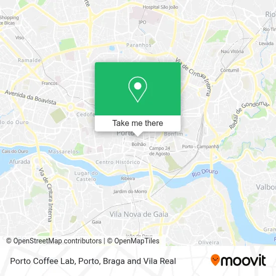 Porto Coffee Lab map