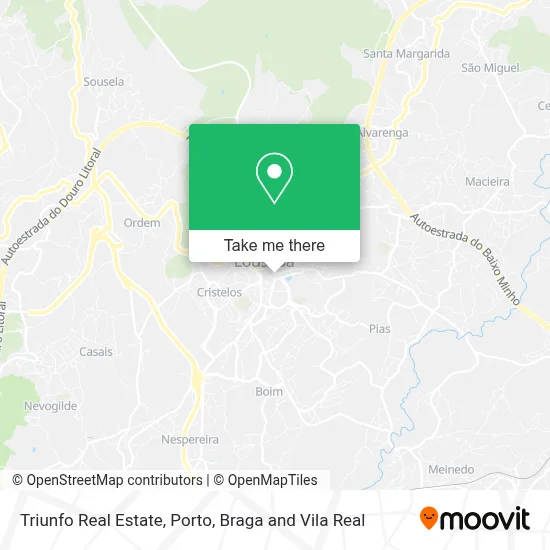 Triunfo Real Estate map