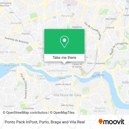 Ponto Pack InPost map