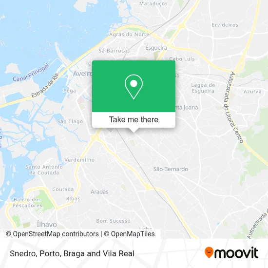 Snedro map