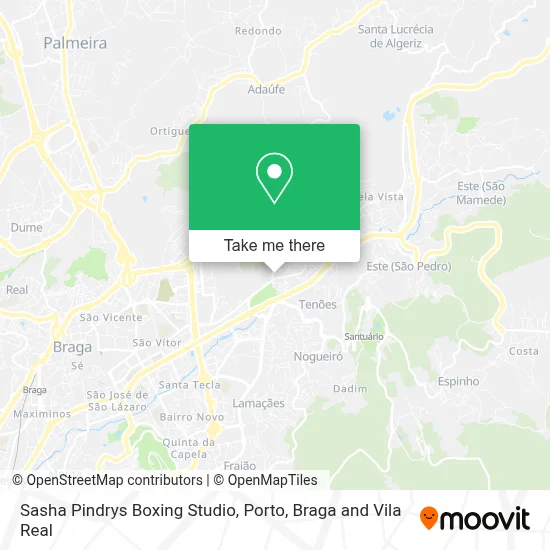 Sasha Pindrys Boxing Studio map