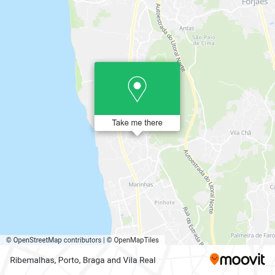 Ribemalhas mapa