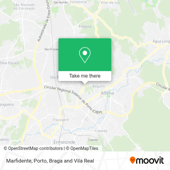 Marfidente map