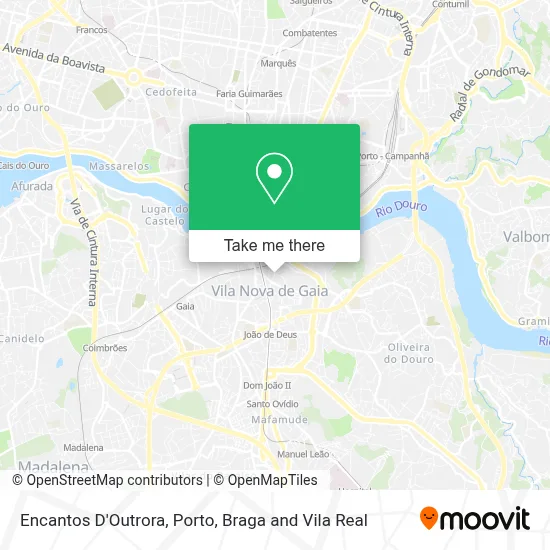 Encantos D'Outrora map