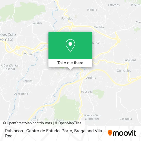 Rabiscos - Centro de Estudo map