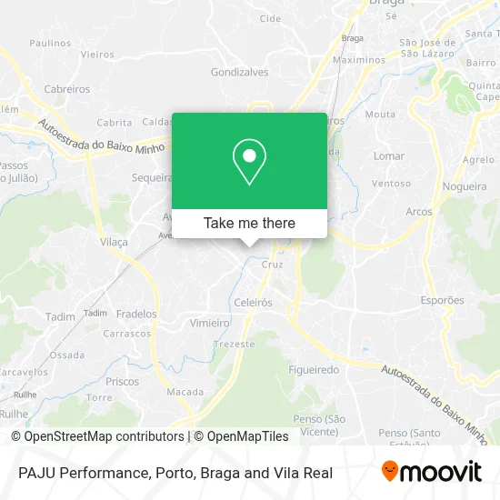 PAJU Performance map