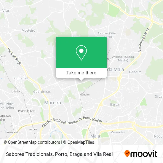 Sabores Tradicionais map