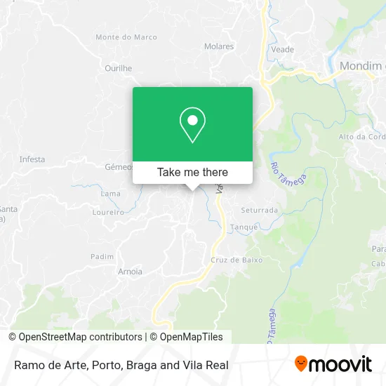 Ramo de Arte mapa
