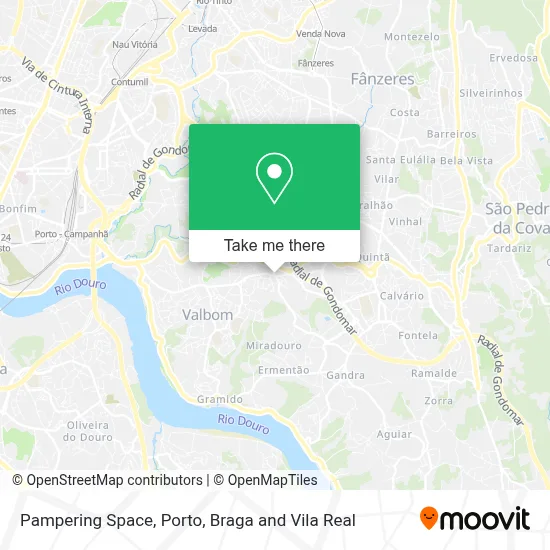 Pampering Space map