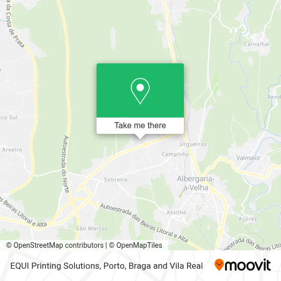 EQUI Printing Solutions map