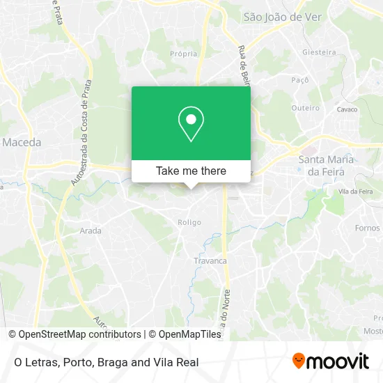 O Letras map